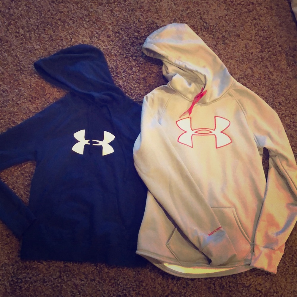 Bundle of 2 Under Armour Hooded Sweatshirts